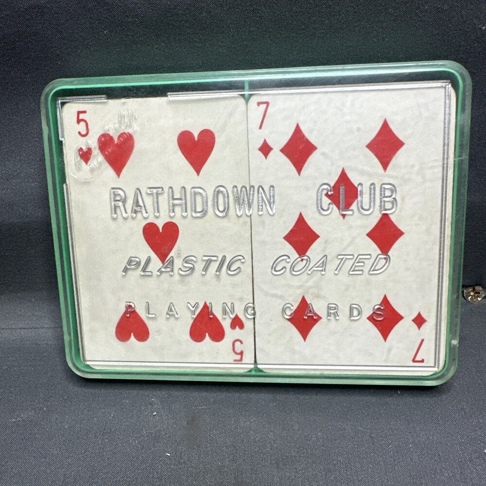 VINTAGE PLAYING CARDS RATHDOWN CLUB IN BOX WITH JOKER